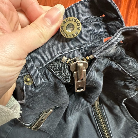 Denim mini skirt distressed XS - Picture 8 of 8